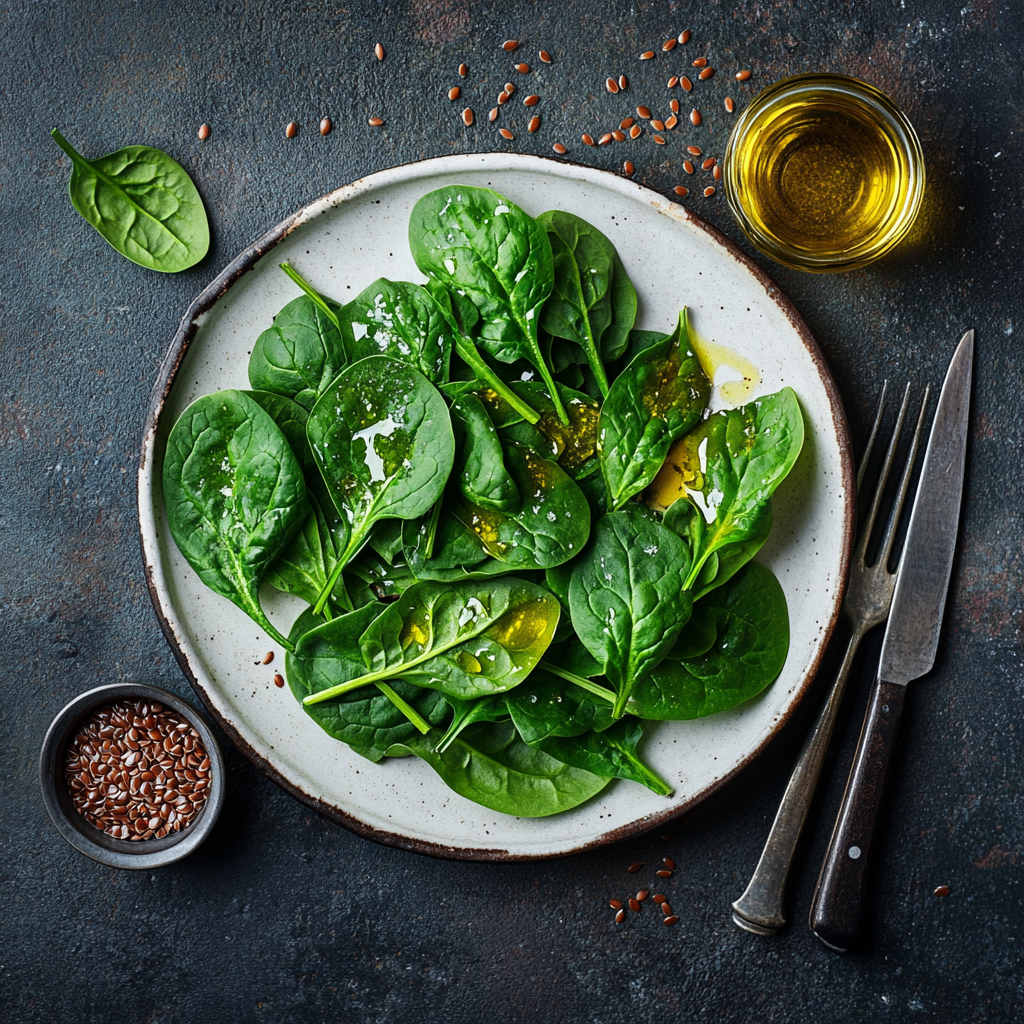 Insalata di Spinaci e Semi di Lino — рецепт класический в домашних условиях с фото