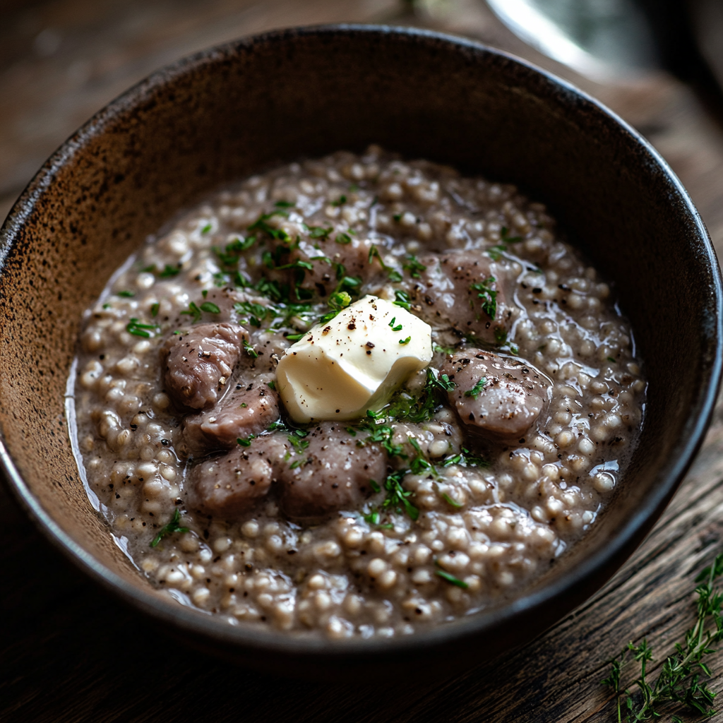 Гречневая каша с куриными сердцами — рецепт классический в домашних условиях с фото